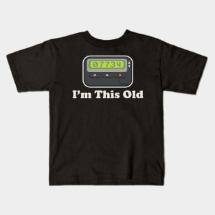 Beeper I'm This Old Dks Kids T-Shirt